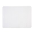 Quill® Brand PVC Chairmat, for Flat Pile Carpets, No Lip, Rectangular, 36 x 48