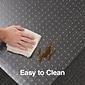 Quill® Brand PVC Chairmat, for Flat Pile Carpets, No Lip, Rectangular, 36" x 48"