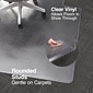 Quill Brand® Standard 60" x 60" Rectangular Chair Mat for Carpet, Resin (28590)