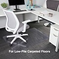 Quill Brand® Standard 36 x 48 Rectangular Chair Mat for Carpet, Resin (28593)