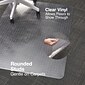 Quill Brand® Carpet BerberMat Chair Mat, 45" x 53'', Crystal Clear (20232-CC)
