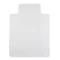 Quill Brand® PlushMat Carpet Chair Mat, 36 x 48, Crystal Clear (20238-CC)