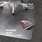 Quill Brand® PlushMat Carpet Chair Mat, 36" x 48'', Crystal Clear (20238-CC)