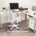 Quill Brand® Hard Floor Chair Mat, 46 x 60, Crystal Clear (20230-CC)
