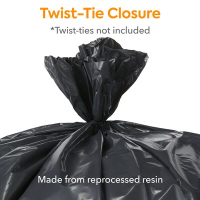 Coastwide Professional™ 20-30 Gallon Industrial Trash Bag, 30" x 36", Low Density, 1.35 mil, Black, 150 Bags/Box (CW21761)