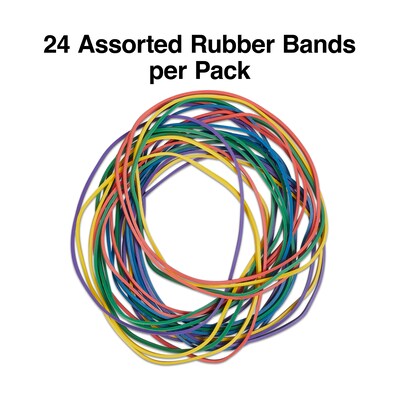 Staples® Oversized Rubber Bands, 7" x 0.12", 24/Pack (28628-CC)