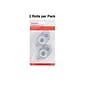 Staples® Roll-On Permanent Glue Tape, 1/3" x 393", 2/Pack (14993)