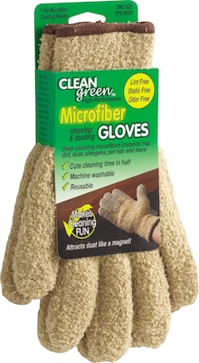 CleanGreen Microfiber Cleaning and Dusting Gloves