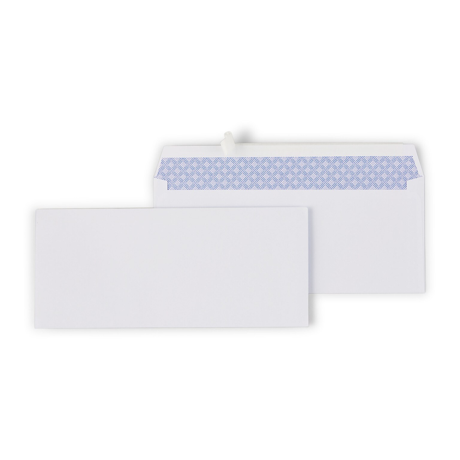 Quill Brand® 100/Box Easy Close Self Seal Security Tinted #10 Business Envelope, 4-1/8 x 9-1/2, White (69703 / 70711)