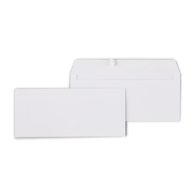 Quill Brand Easy Close Self Seal #10 Business Envelope, 4-1/8 x 9-1/2, White, 500/Box (69686 / 70701)