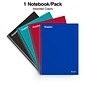 Mead® Five Star® Wirebound Notebook, 9-1/2" x 6", 2-Subject, College Ruled, 100 Sheets, Assorted Colors (52111B-US)