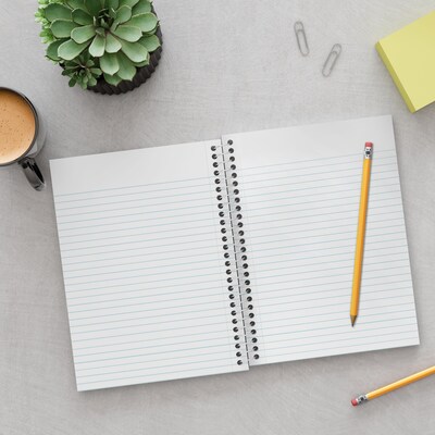 Staples Premium 1-Subject Notebook, 5.875" x 9", College Ruled, 100 Sheets, Brown (ST52120N)