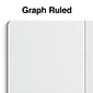 Quill Brand® Composition Notebook, 7.5" x 9.75", Graph Ruled, 80 Sheets, Green/White (TR55068)