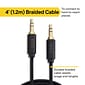 NXT Technologies™ 4 ft. 3.5mm to 3.5mm Audio Cable, Male-Male, Black (NX60468)
