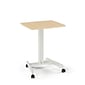 Union & Scale™ Essentials 24"W Electric Rectangular Adjustable Standing Mobile Desk, Natural (UN60413-CC)