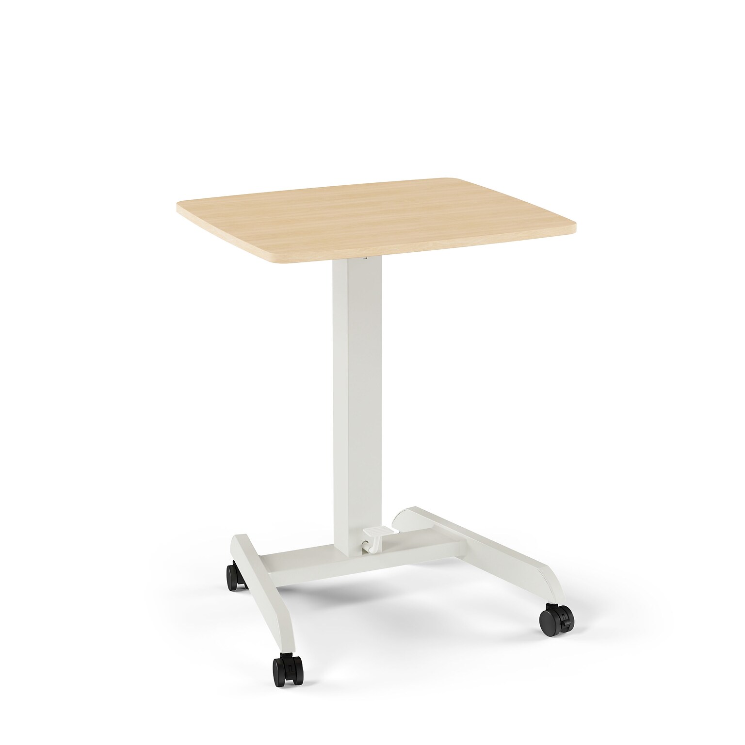 Union & Scale™ Essentials 24W Rectangular Adjustable Standing Desk, Natural (FWS07-2)