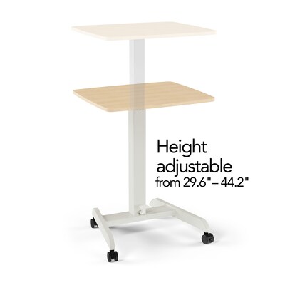 Union & Scale™ Essentials 24W Rectangular Adjustable Standing Desk, Natural (FWS07-2)