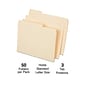 Staples® File Folder, 1/3-Cut Tab, Letter Size, Manila, 50/Pack (ST541077-CC)