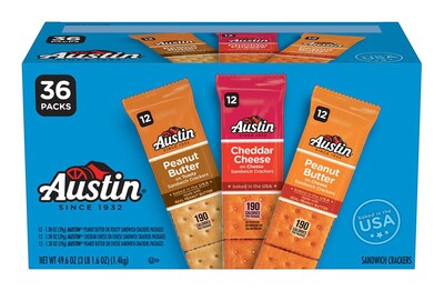 Austin Sandwich Crackers, 1.8 oz., 36 Packs/Box (KEE10119)