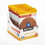 Rip Van Wafels® Non-GMO European Snack, Honey and Oats, 12/Pack (RVW00336)