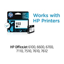 HP 932 Black Standard Yield Ink Cartridge (CN057AN#140)