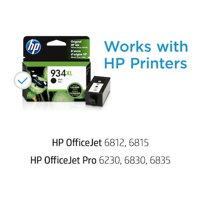 HP 934XL Black High Yield Ink Cartridge (C2P23AN#140)