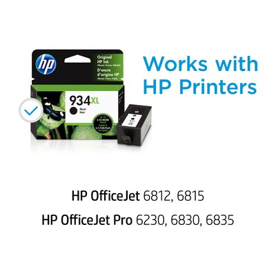 HP 934XL Black High Yield Ink Cartridge (C2P23AN#140)