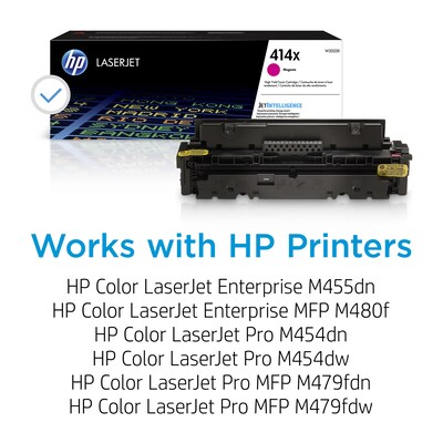 HP 414X Magenta High Yield Toner Cartridge  (W2023X)