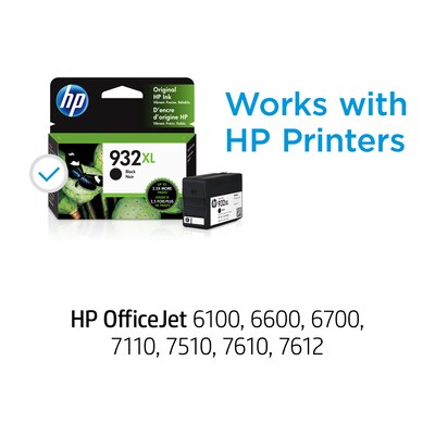 HP 932XL Black High Yield Ink Cartridge (CN053AN#140)