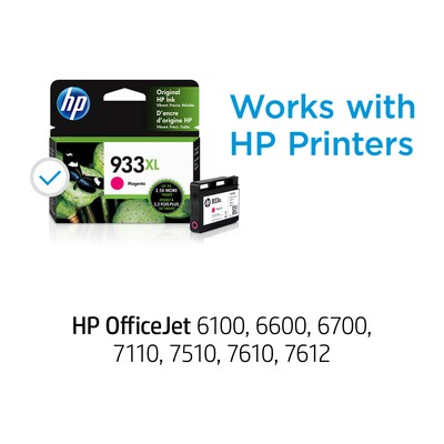 HP 933XL Magenta High Yield Ink Cartridge   (CN055AN#140)