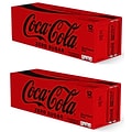 Coca-Cola Zero Sugar Diet Cola Soda, 12 Oz., 24/Carton (00049000042559)