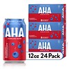 AHA Blueberry + Pomegranate Sparkling Water, 12 Fl. Oz., 24/Pack (157375)