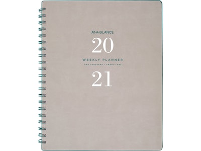 2021 AT-A-GLANCE 8.5 x 11 Planner, Signature, Gray (YP905-0821)