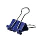 JAM Paper Colored Small Binder Clips, 3/8" Capacity, Purple, 25/Pack (334BCPU)