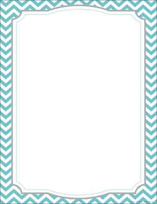 Barker Creek Chevron & Dots Computer Paper, 8.5 x 11, 60 lbs., Assorted Colors, 200 Sheets/Pack (S