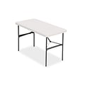 Quill Brand® Folding Table, 48L x 24W, Gray Granite (79203/54406)
