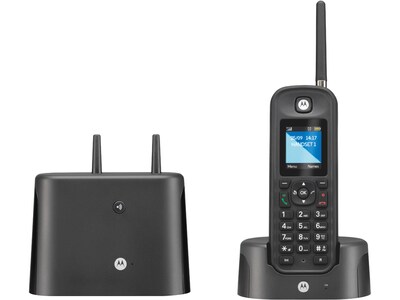 Motorola O211 Single Line Cordless Phone, Black