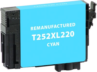 Clover Imaging Group Remanufactured Cyan High Yield Ink Cartridge Replacement for Epson T252XL220