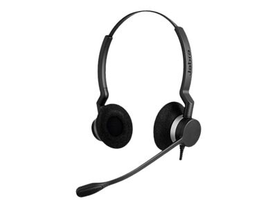 Jabra BIZ 2300 USB-C MS Duo Stereo Headset, Over-the-Head, Black (2399-823-189)