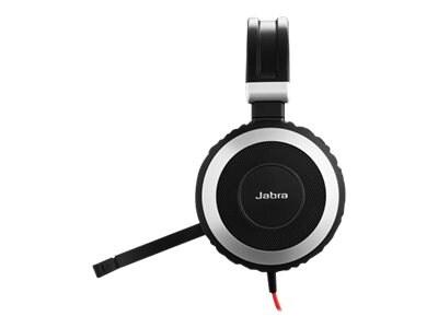jabra Evolve 80 UC Stereo USB, 3.5mm Stereo Computer Headset, Black (7899-829-289)