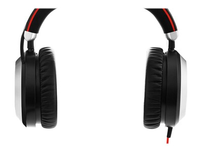 jabra Evolve 80 UC Noise Canceling Stereo Computer Headset, USB/3.5mm, UC Certified Black (7899-829-289)