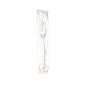 Dixie Individually WrappedPolystyrene Fork, Medium-Weight, White, 1000/Carton (FM23C7)