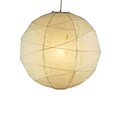 Adesso® Orb 1-Light Incandescant Medium Pendant Lamp, Natural (4161-12)