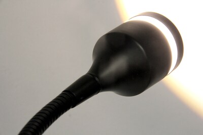 Adesso® Prospect LED Gooseneck Desk Lamp, Matte Black (3218-01)