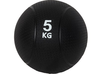 Mind Reader Black Medicine Ball, 11 lbs. (MEDBALL5KG-BLK)