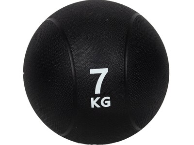Mind Reader Black Medicine Ball, 15.4 lbs. (MEDBALL7KG-BLK)