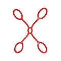 Mind Reader Red X-Shaped Chest Expander, 13.5 (XCHEX-RED)