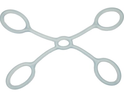 Mind Reader Blue X-Shaped Chest Expander, 13.5 (XCHEX-BLU)