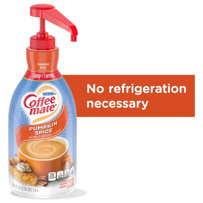 Nestle Coffee mate Pumpkin Spice Coffee Creamer, 1.5 Liter (NES31460)