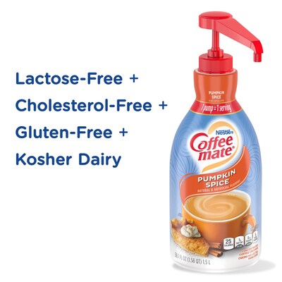 Nestle Coffee mate Pumpkin Spice Coffee Creamer, 1.5 Liter (NES31460)